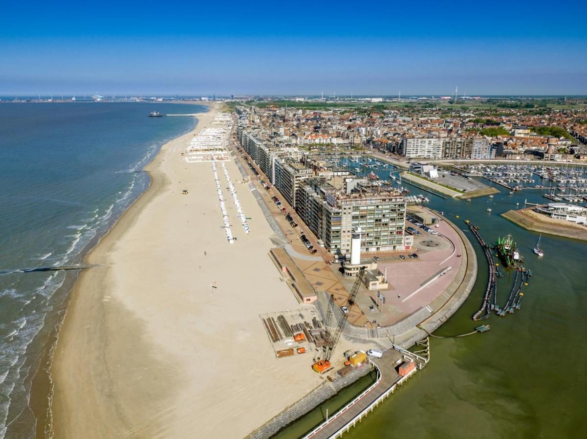 Modern App 6P Met Topligging - Aan Strand & Haven Blankenberge Dış mekan fotoğraf